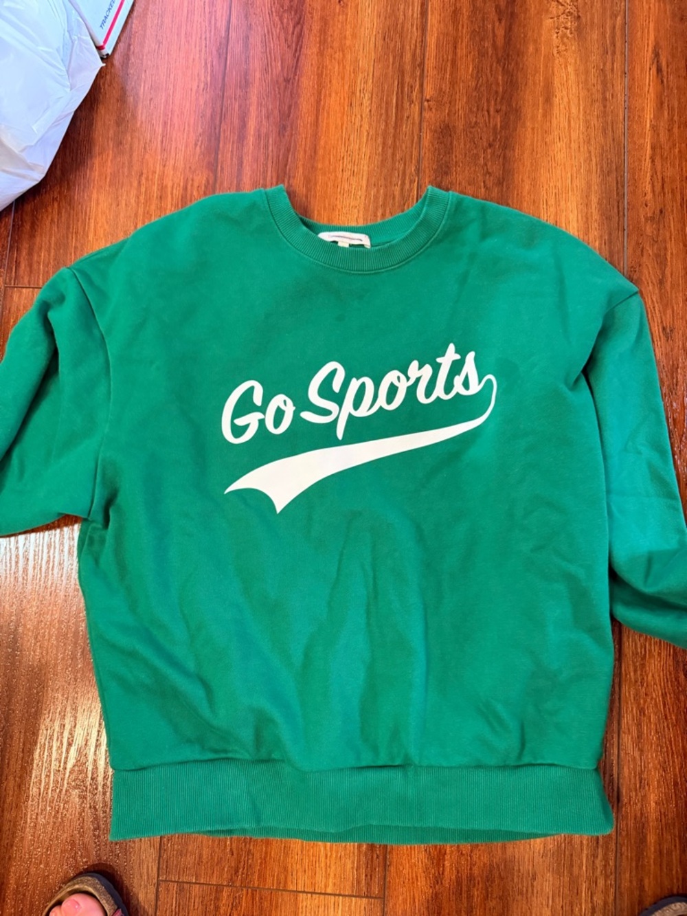 Favorite daughter Green "Go Sports" Graphic Sweatshirt PRICE IS FIRM